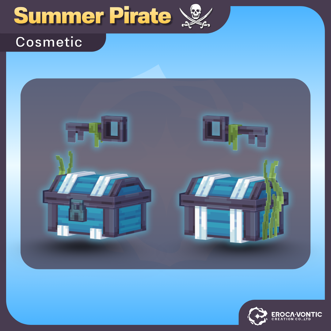 Summer Pirate Cosmetics (Dyeable+Crate) 4