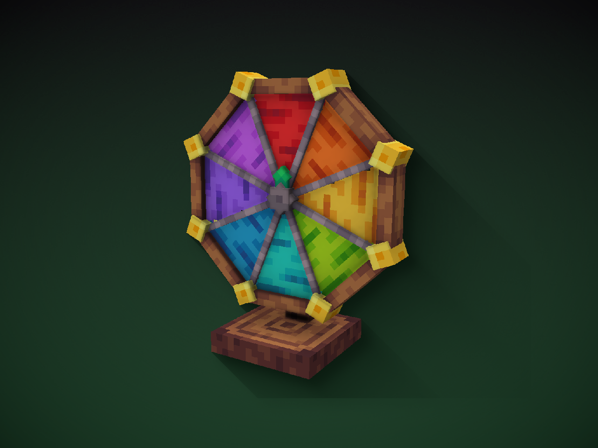 Wooden Wheel of Fortune